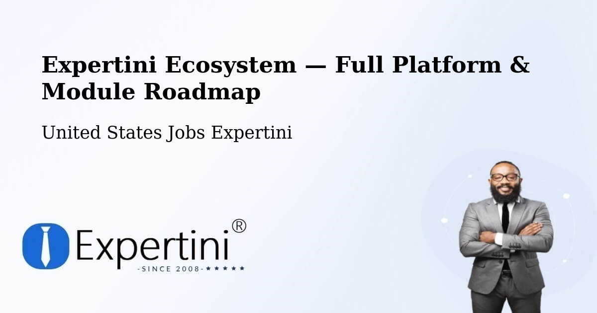 Expertini Ecosystem — Full Platform & Module Roadmap – Walnut Grove